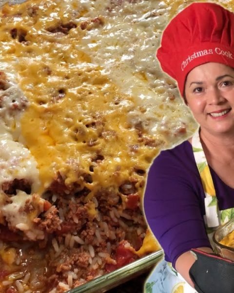 10 Minute Hamburger Rice Casserole Recipe