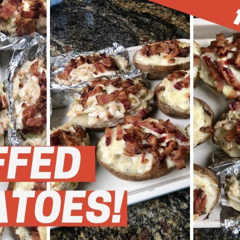 Twice Baked Potatoes (Crab & Blue Cheese) Recipe