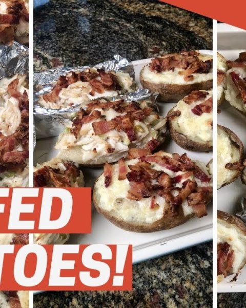 Twice Baked Potatoes (Crab & Blue Cheese) Recipe